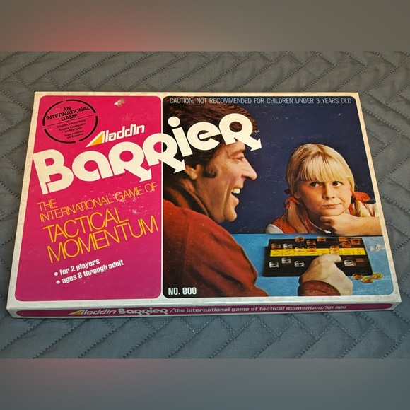 aladdin Other - Aladdin Barrier The International‎ Game of Tactical Momentum Vintage 1975 Sealed